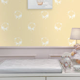 Papel Guirlanda Pássaros Amarelo